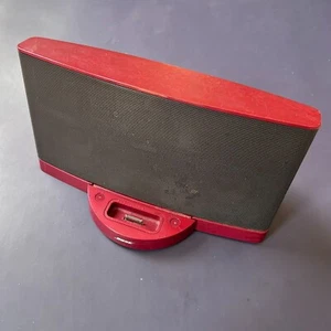 BOSE SoundDock Series II 2 Burgundy Speaker NOT FULLY WORKING - UNIT ONLY - RARE - Picture 1 of 9
