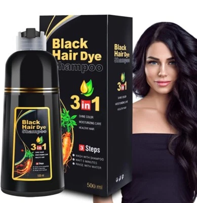 18pcs MEIDU Hair Dye BLACK Color Shampoo 500mL Ea+FREE SHIPPING+US SELLER - Image 1 of 4