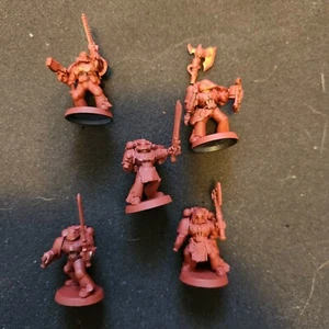 Space Marine Shorty Command/ Vetaran Squad (5) Oop 40k - Picture 1 of 2