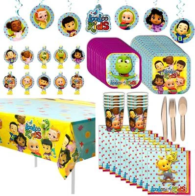 LooLoo Nursery Rhymes Party In A Box 102pc Serves 10 Kids Birthday Decor - Image 1 of 4