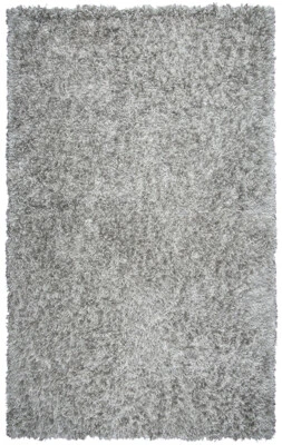 Rizzy Rugs Gray Single-Color Plush Atonal Shag/Flokati Area Rug Solid UR341A - Image 1 of 3