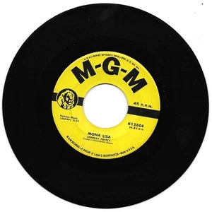 Conway Twitty: "Mona Lisa" / "Heavenly" - his '59 hit - VG+, plays NM! - Imagen 1 de 2