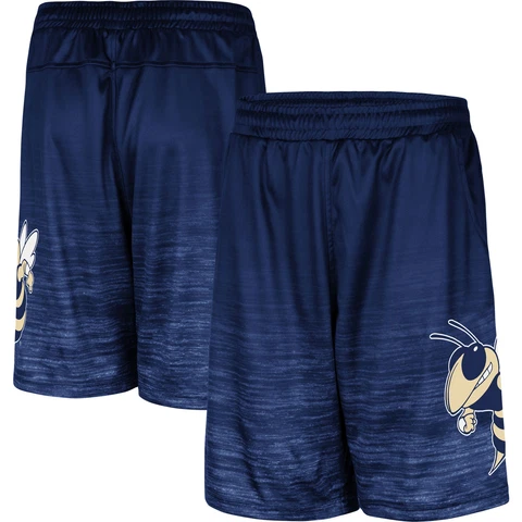 Men's Colosseum Navy Georgia Tech Yellow Jackets Broski Shorts Cover