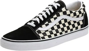 VANS OLD SKOOL Sneakers Black Checkerboard New - Picture 1 of 7