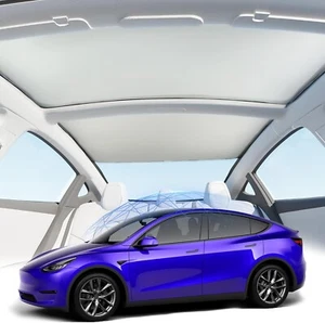 Sunroof Sunshade For Tesla Model 3 2021-2023 / Y 2020-2024 Glass Roof Sun Shade - Picture 1 of 8