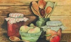 GEPOLSTERTE SCHAUMSTOFF RUTSCHFESTE KÜCHENBODENMATTE (18" x 30") HOLZ LÖFFEL & GLÄSER, MH - Bild 1 von 12