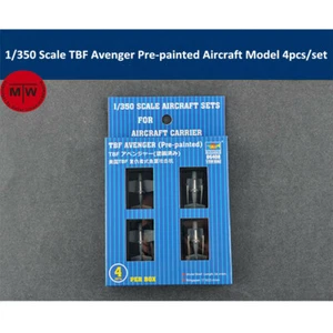 Trumpeter 06408 1/350 Maßstab TBF Avenger vorlackiertes Flugzeug Modellset 4-teiliges/Set - Bild 1 von 5