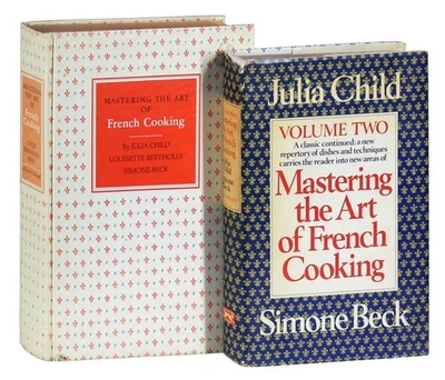 Julia Child Mastering The Art Of French Cooking Volumes One 13th + Two BCE Foto 1 de 4