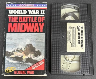 Good Times World War 2 WW II The Battle Of Midway Global War VGT 9012 VHS 1986 - Image 1 of 4