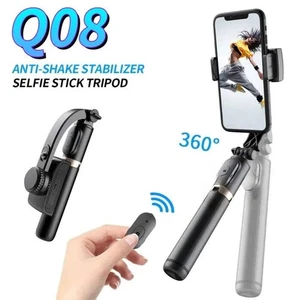 Q08 Estabilizador de un solo eje Horizontal Vertical Selfie Stick Soporte Teléfono Cardán 3 - Imagen 1 de 14