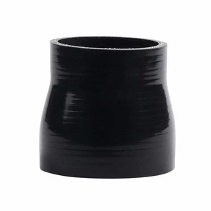 3.5" TO 4" 89mm-102mm Silicone Straight Reducer Joiner Hose Turbo Intake Black - Foto 1 di 10