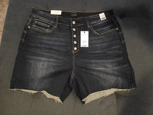Judy Blue JB15269DK High Waist Shorts 3XL Farbe Dark Stone - Bild 1 von 7