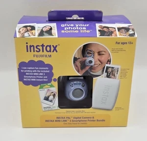 Instax Pal Digital Camera & Instax Mini Link 3 Smartphone Printer Bundle - Picture 1 of 4