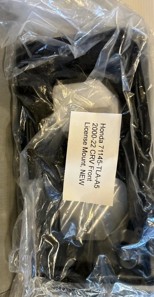 Honda 71145-TLA-A5 2000-22 CRV Front License Mount, NEW - Image 1 of 1