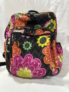 Vera Bradley Large Backpack Flowers Pattern - Picture 1 of 14