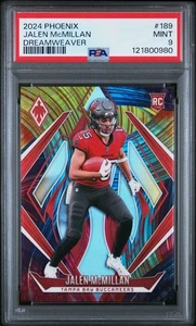 2024 Panini Phoenix Jalen McMillan Dreamweaver Rookie RC #'ed 3/4 #189 PSA 9 SSP - Picture 1 of 1
