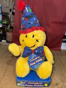 Vintage Dandee Tickle Tickle Wiggle Wiggle Happy Birthday Singing Musical Plush - Picture 1 of 3