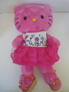 Build a Bear Hello Kitty Valentinstag rosa Herzen Plüsch Sanrio ohne Schleife BABW - Bild 1 von 11