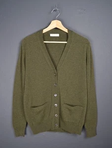 Cárdigan Crimson Paris Cashmere The Boyfriend Loden M - Imagen 1 de 9