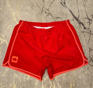 Iconic Red Sundek M Beach Elastic Swim Board Shorts Trunks Bath Suit Size M - Picture 1 of 7