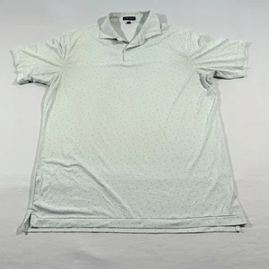 Peter Millar Crown Crafted Mint Short Sleeve Poly Stretch Golf Polo Top Shirt L - Picture 1 of 12