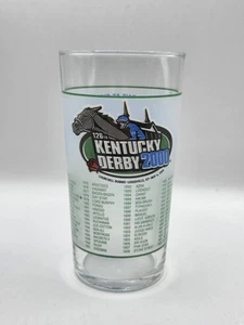 2000 Official 126th Kentucky Derby Churchill Downs Mint Julep 12oz Glass - Picture 1 of 4