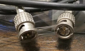 12G HD SDI Cable Mini RG59 - BNC to BNC - 5 Feet Black - Picture 1 of 2
