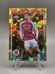 2024-25 Topps Chrome Sapphire UEFA Kai Havertz Gold /50 Arsenal - Picture 1 of 2