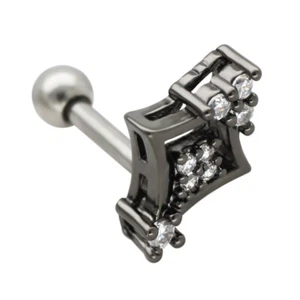 16G Cartilage Earrings G23 Titanium Helix Cartilage Stud Ear ring Piercing - Picture 1 of 8