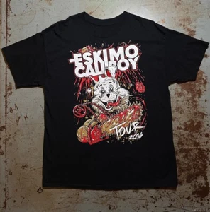 Vintage T-Shirt Eskimo Callboy Band Tour 2016 Baumwolle schwarz alle Größen Unisex UR168 - Bild 1 von 3