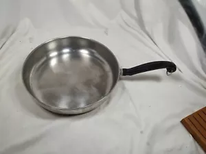 VTG Farberware 10” Skillet No Lid Stainless Steel Aluminum Clad NYC-NY WW USA - Picture 1 of 16
