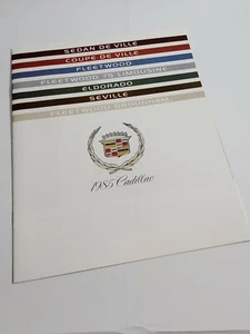 1985 Cadillac Broschüre Katalog De Ville Fleetwood Limousine Eldorado Sevilla-23P - Bild 1 von 6