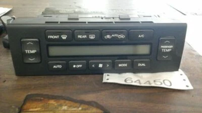 01 02 03 04 05 LEXUS GS300 TEMPERATURE CONTROL W/DISPLAY US MARKET 66560 Foto 1 de 3