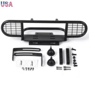 Metal Camel Trophy Front Bumper with Led Light for 1/10 RC Crawler Car D90 Parts - Picture 1 of 12