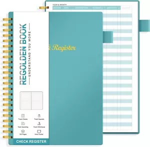 Registers Checkbook Bank Book Check Personal Register Accounting Ledger Account - Picture 1 of 6