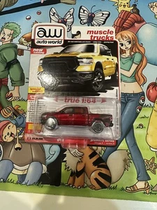 AutoWorld AW - 2023 Dodge Ram 1500 Rebel Havoc Edition Ultra Red Chase Sealed - Picture 1 of 6