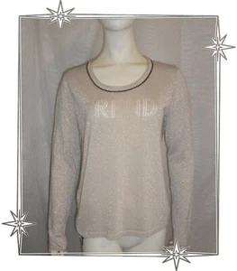 C - Très Beau Pull Beige Doré Trend Captain Tortue Taille 2 - 38 - 40 - Imagen 1 de 9