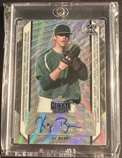 2021 Leaf Metal Draft Base Auto Silver Mojo Ky Bush #BA-KB1 Auto