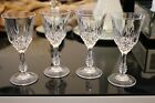 4 x Vintage France D'Arques Durand Ancenis Crystal Wine/Water Glasses