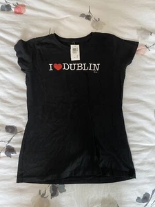 I Love Dublin Shirt Kids Size Large Black - Picture 1 of 1