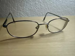 Safilo Elasta 7058 H2O Eyeglasses Frame ONLY Gunmetal Flex Italy 52-19-140 Used - Picture 1 of 7