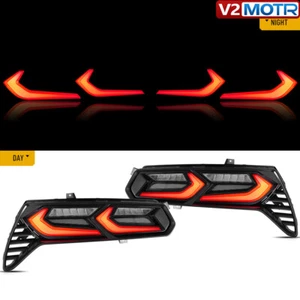 Juego de luces traseras VLAND LED para Chevrolet Corvette C7 Dynamic Secuencial 14-19 - Imagen 1 de 12