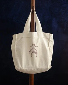 BROOKS BROTHERS NYC Flatiron Shop Natural Cotton Canvas Reusable Shopping Bag - Bild 1 von 12