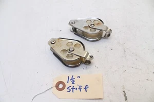 (2) Schaefer Pulley Block Blocks 1 1/2 " - Stiff, read description - Picture 1 of 6