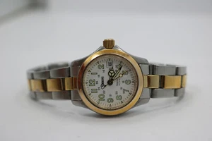 VIntage SImmons Seapearl Two Tone 20ATM Calendar Watch New Battery - Picture 1 of 6