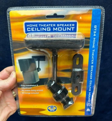 BT34 HOME THEATER SPEAKER CEILING MOUNT B-Tech Easy Install CHRISTMAS XMAS GIFT! - Image 1 of 4