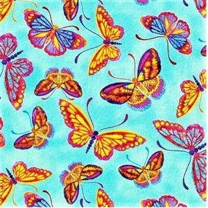 Marblehead Butterflies Are Free - Stained Glass Wings Blue by Ro Gregg - Imagen 1 de 3