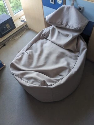 Sitzsack Grau, gebraucht - Bild 1 von 4