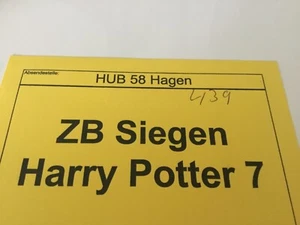 Harry Potter Post Sonderauslieferung Band 7 - Bild 1 von 6