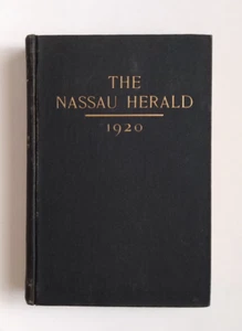 1920 Nassau Herald yearbook Princeton University, Prohibition Survey, photos - Picture 1 of 14